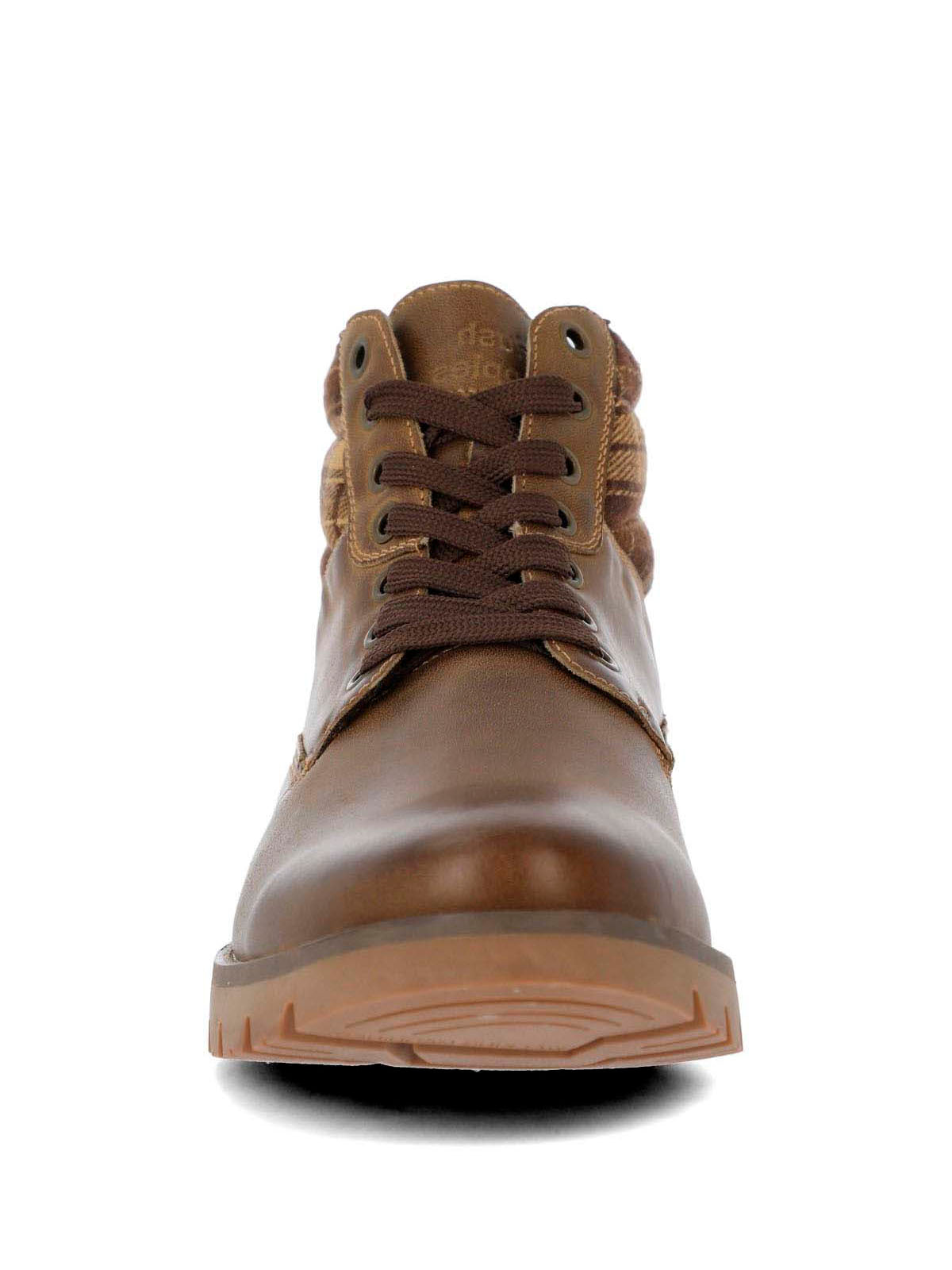 Botin Cuero Hombre Rosco Café