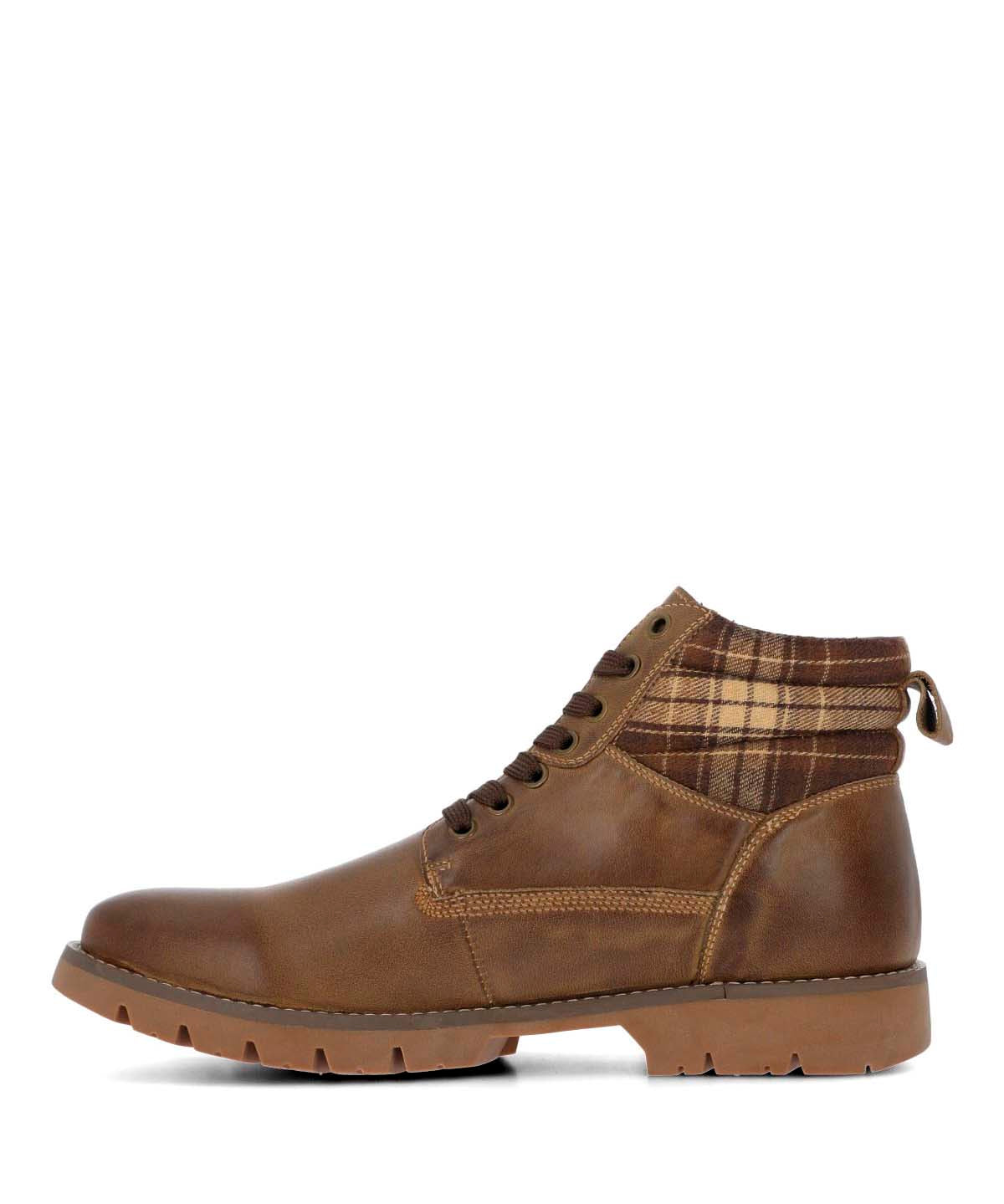 Botin Cuero Hombre Rosco Café