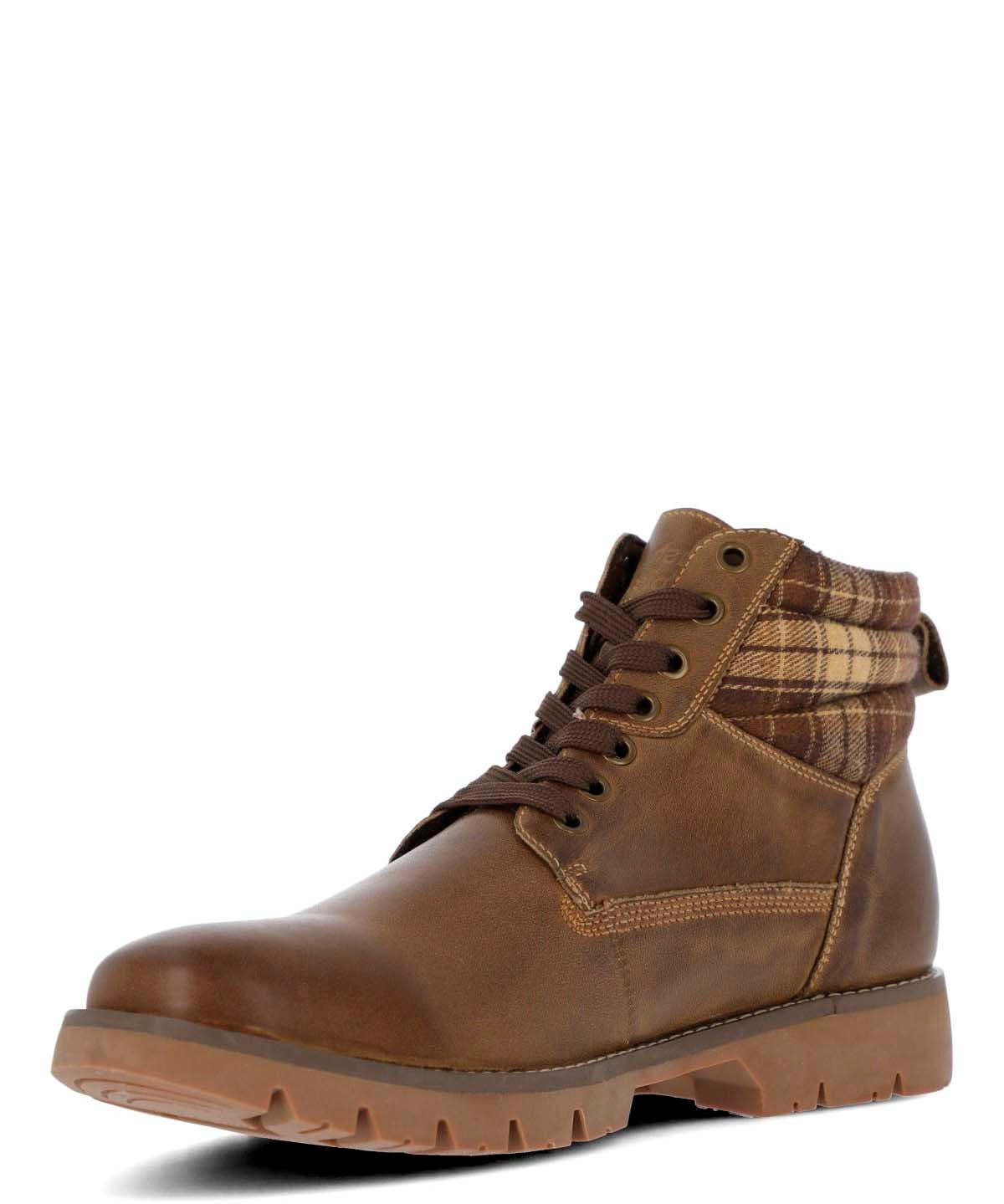 Botin Cuero Hombre Rosco Café