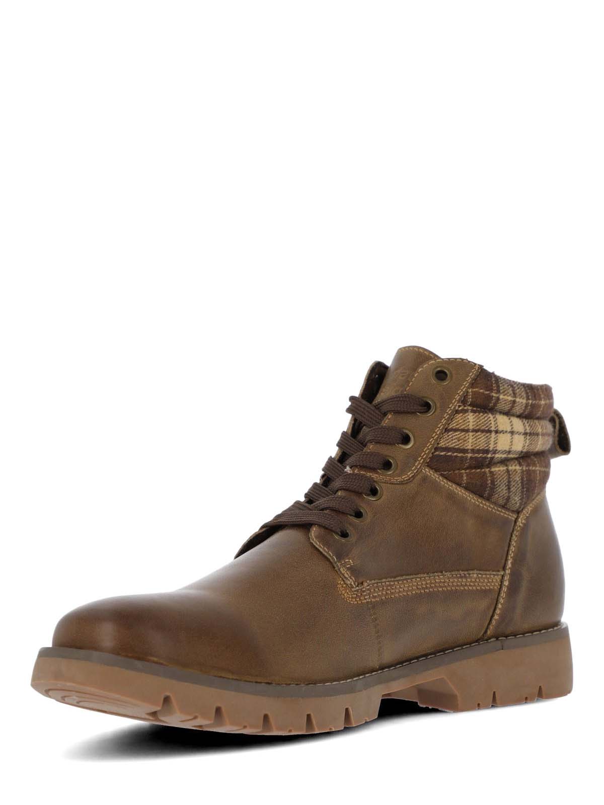 Botin Cuero Hombre Rosco Café