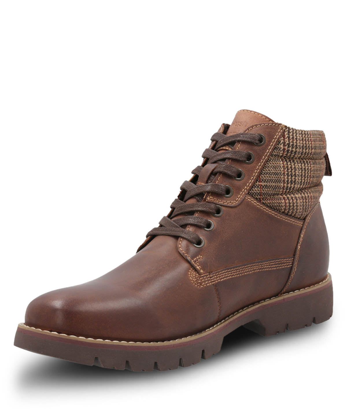 Botin Cuero Hombre Rosco Café
