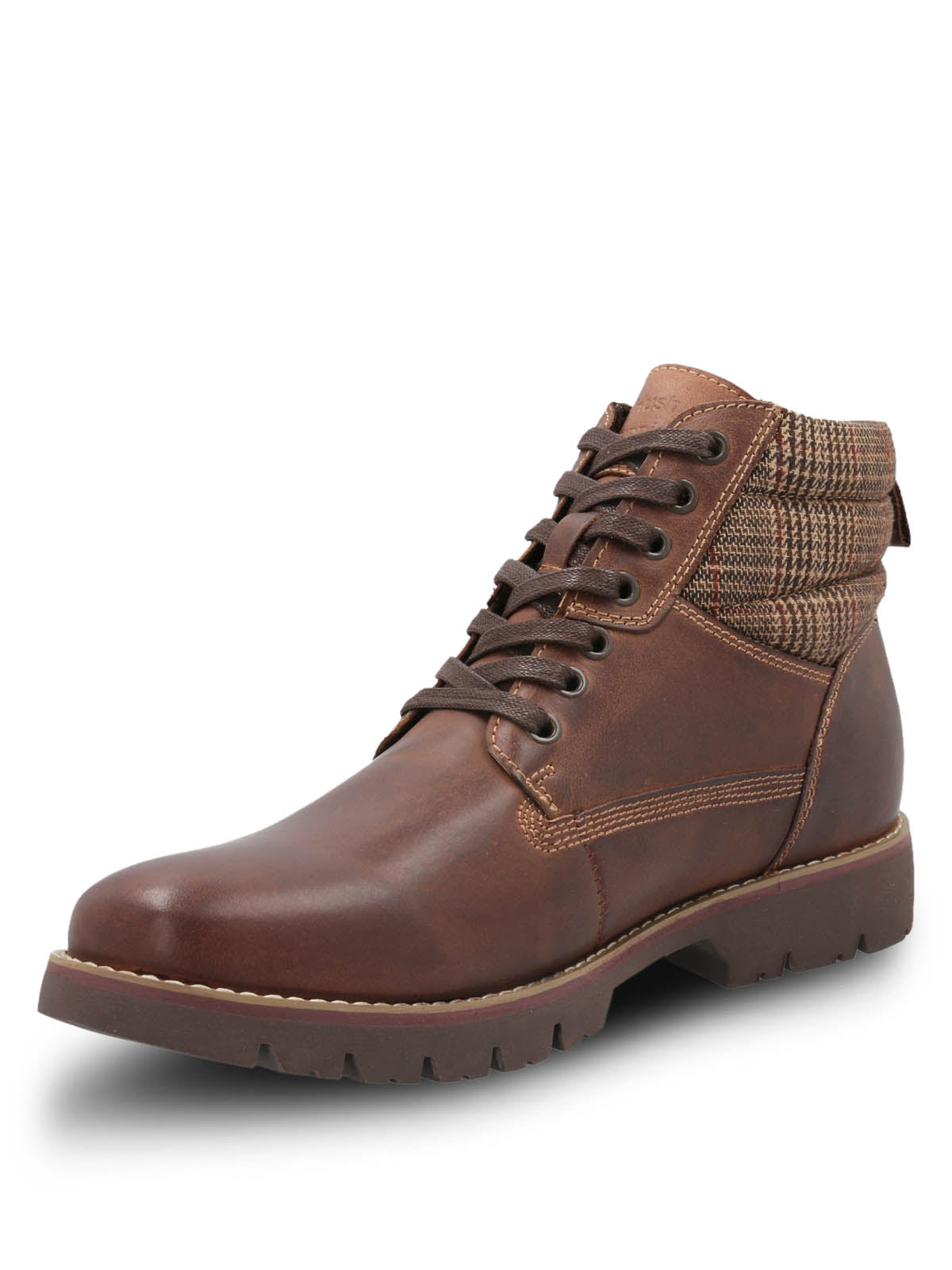 Botin Cuero Hombre Rosco Café