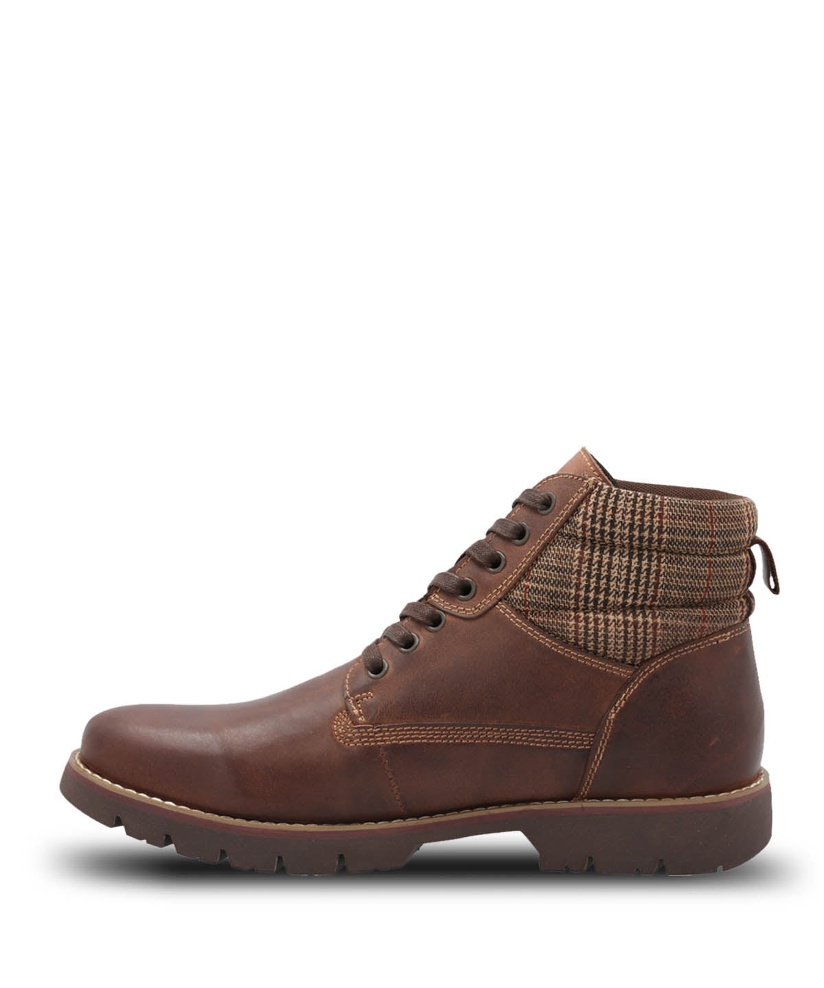 Botin Cuero Hombre Rosco Café