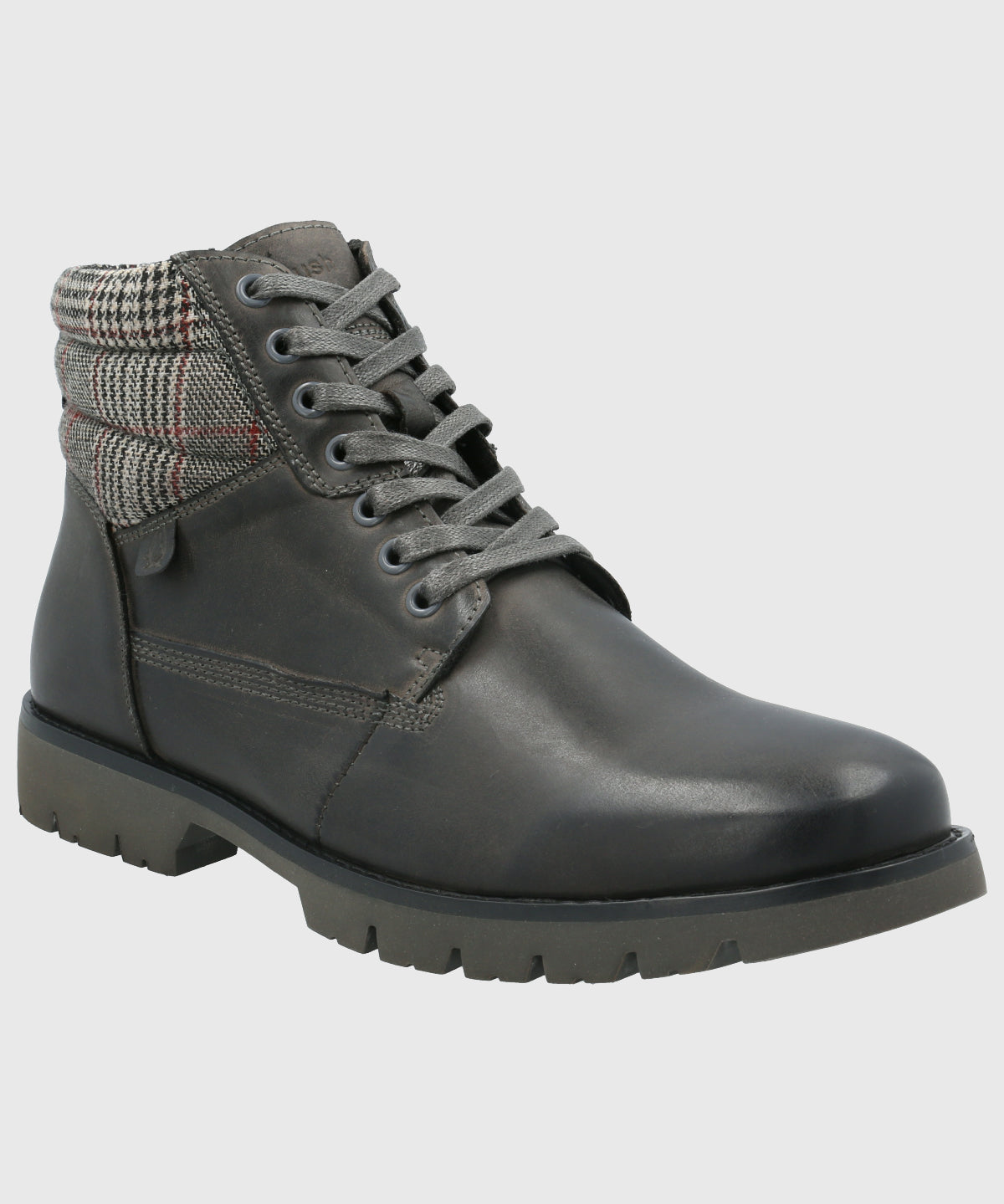 Botin Cuero Hombre Rosco Gris-Hush Puppies Chile