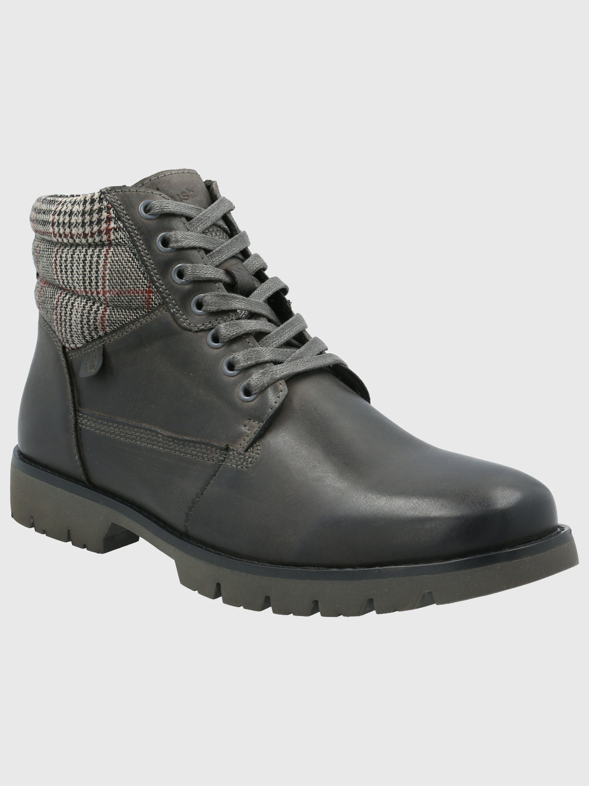 Botin Cuero Hombre Rosco Gris-Hush Puppies Chile