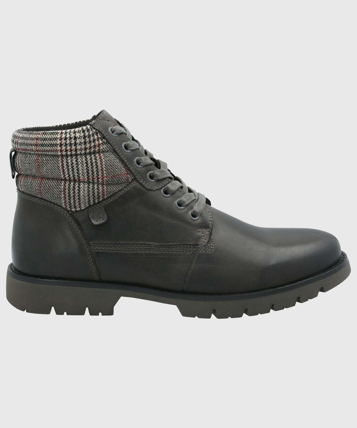 Botin Cuero Hombre Rosco Gris-Hush Puppies Chile