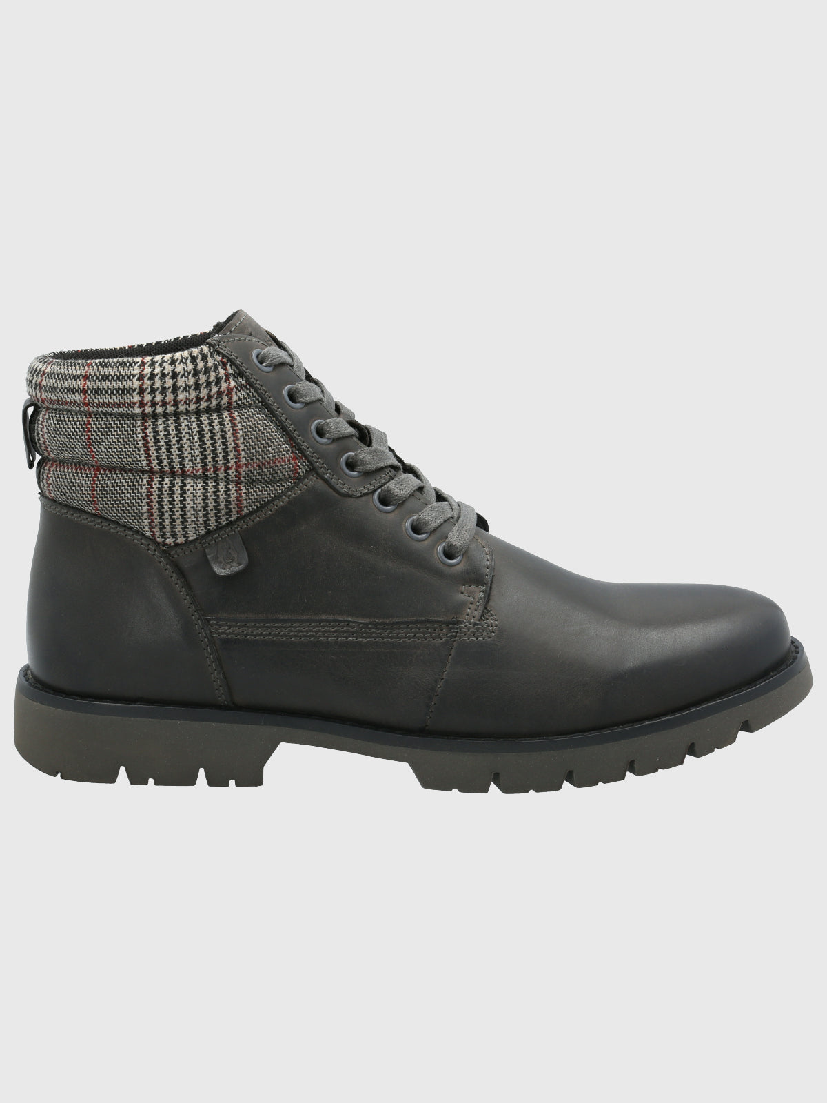 Botin Cuero Hombre Rosco Gris-Hush Puppies Chile