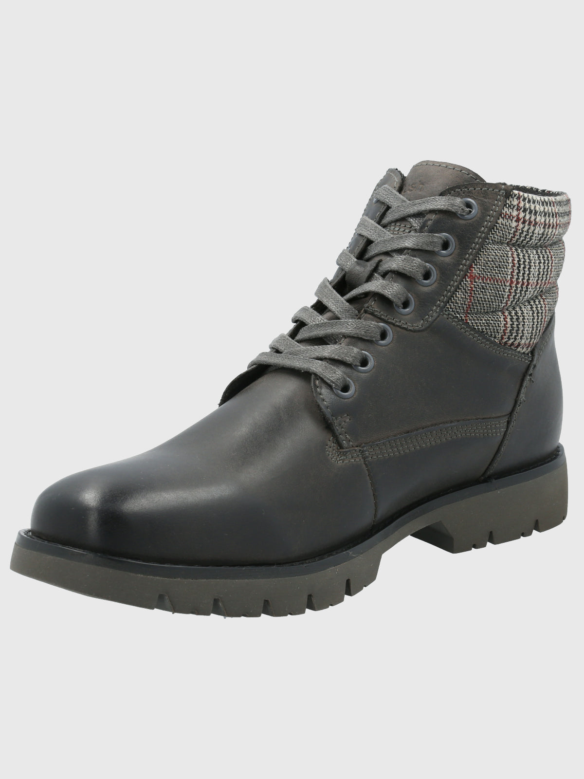 Botin Cuero Hombre Rosco Gris-Hush Puppies Chile
