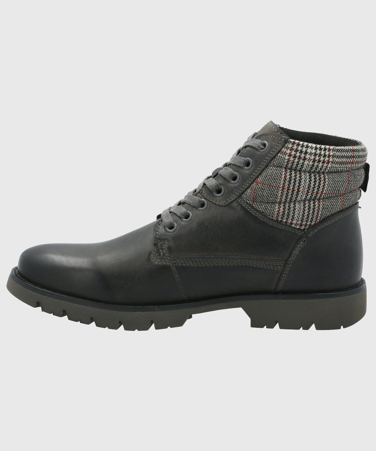 Botin Cuero Hombre Rosco Gris-Hush Puppies Chile