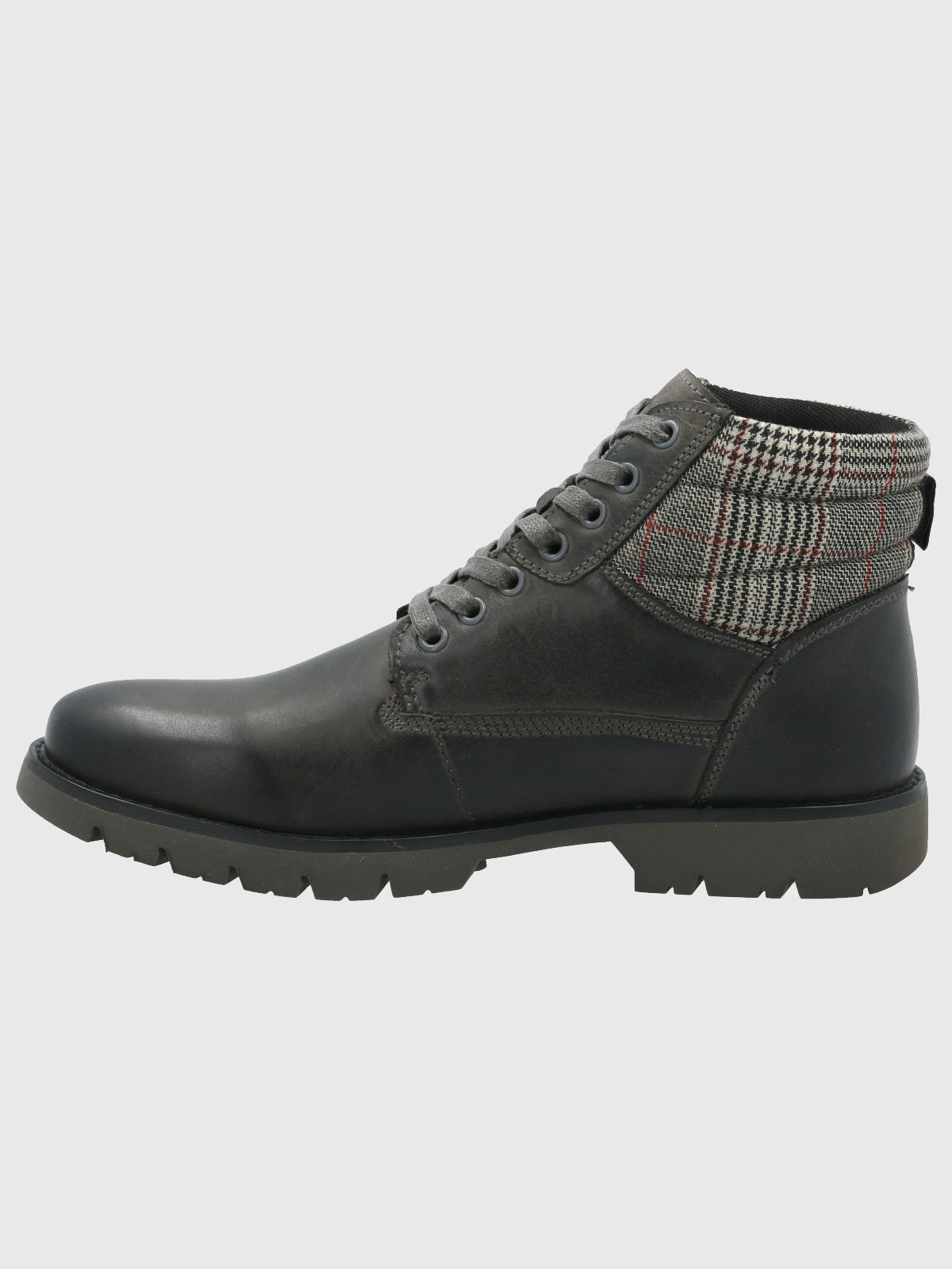 Botin Cuero Hombre Rosco Gris-Hush Puppies Chile