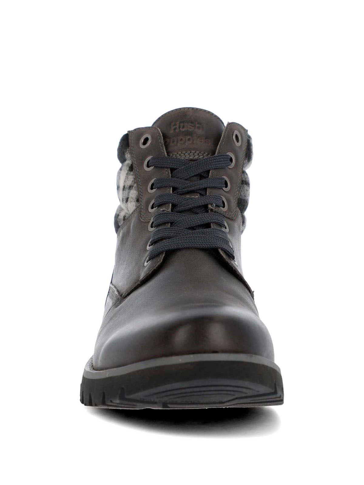 Botin Cuero Hombre Rosco Gris