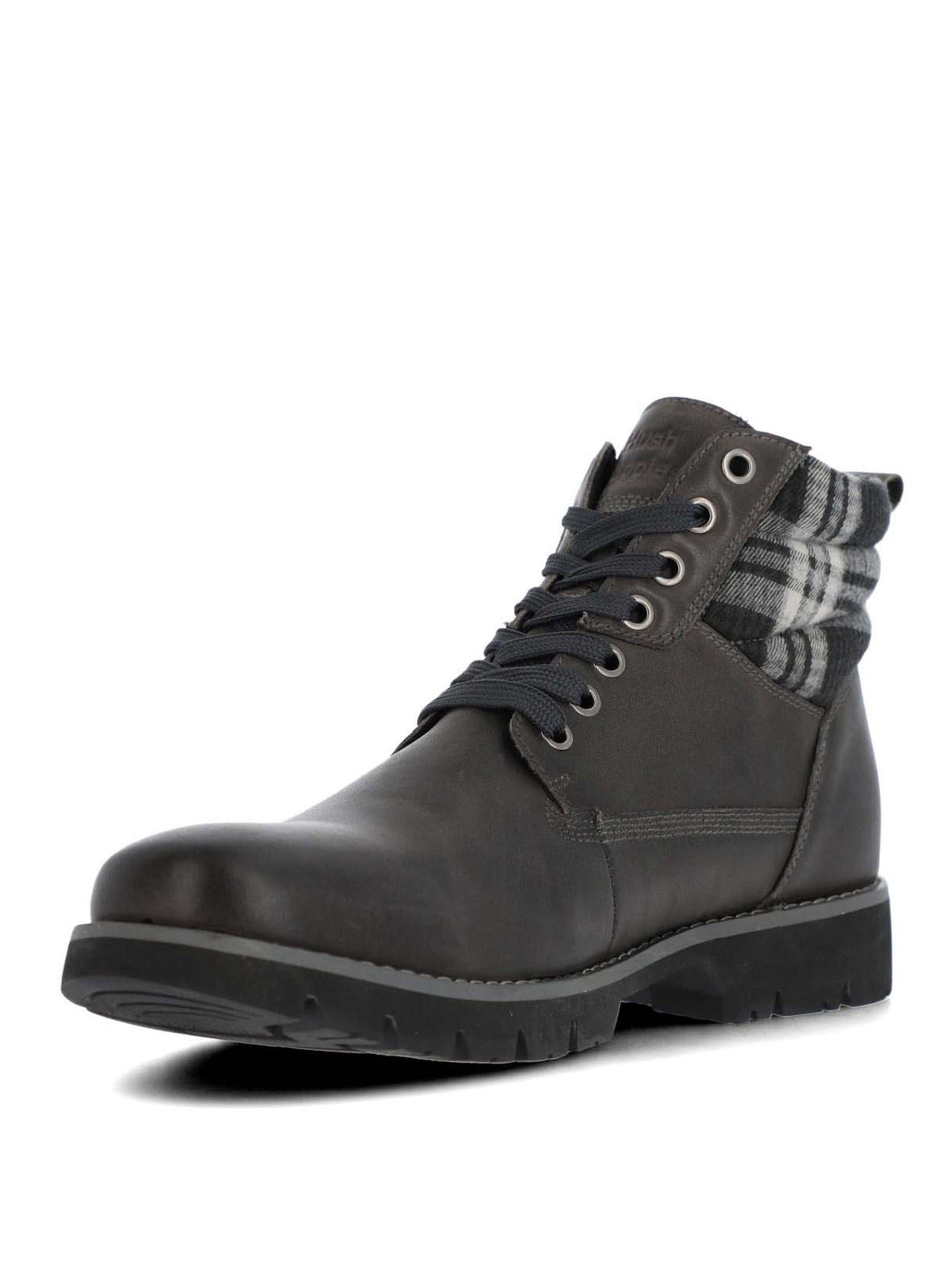 Botin Cuero Hombre Rosco Gris