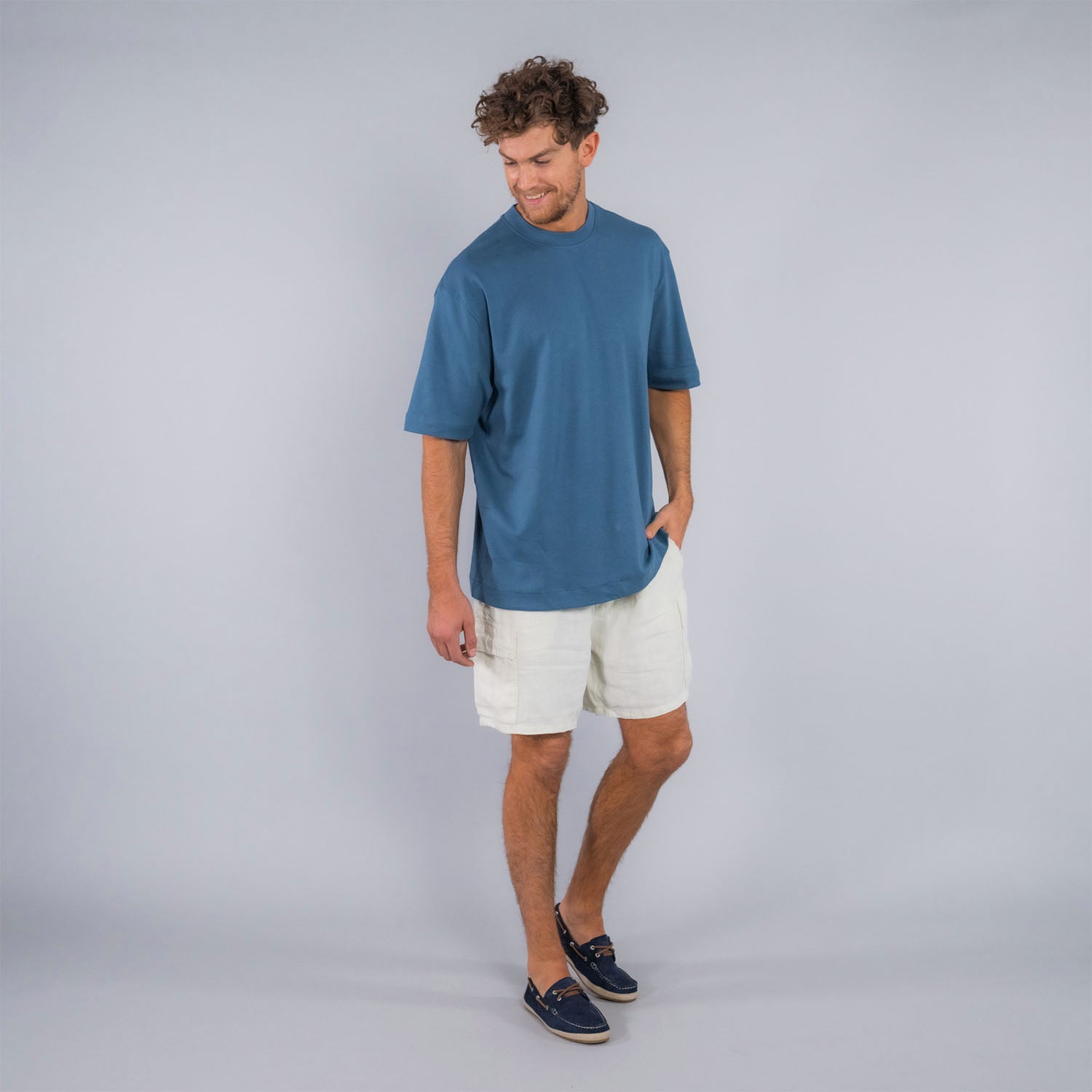 Mocasin Hombre Togo Azul-Hush Puppies Chile