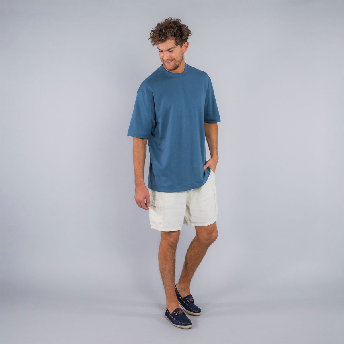 Mocasin Hombre Togo Azul-Hush Puppies Chile