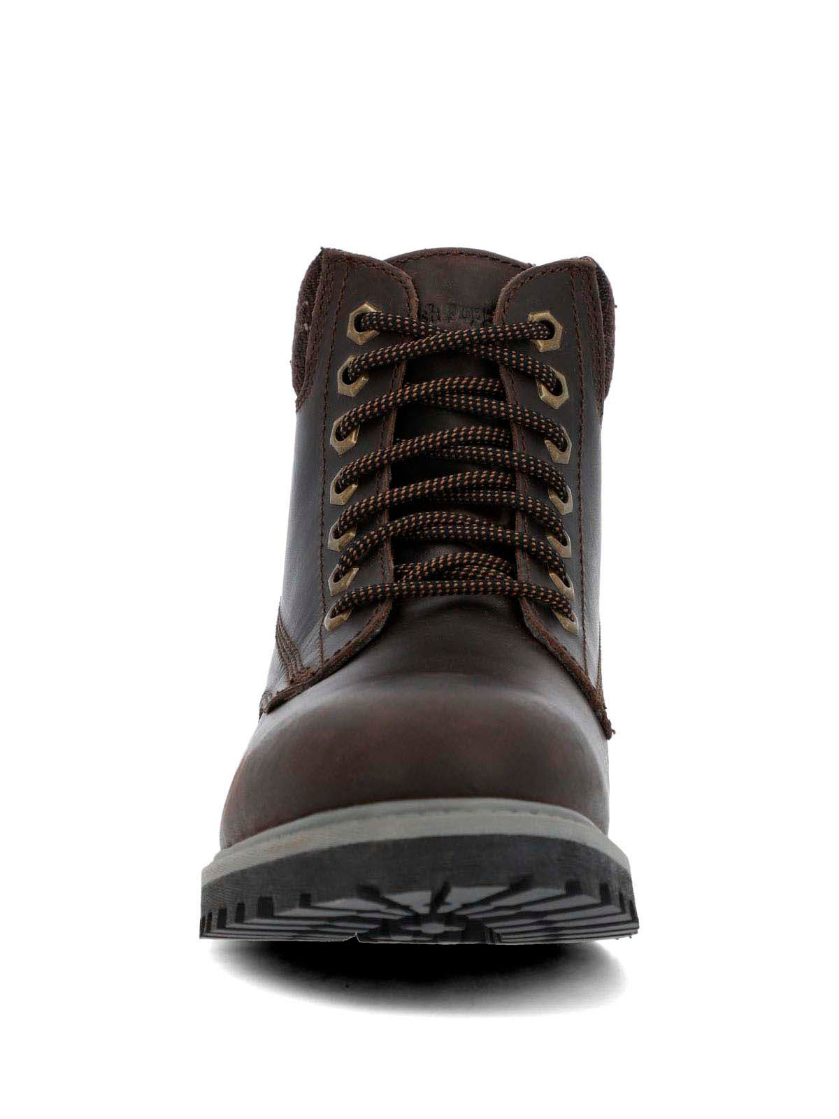 Botin Cuero Hombre Negam Café