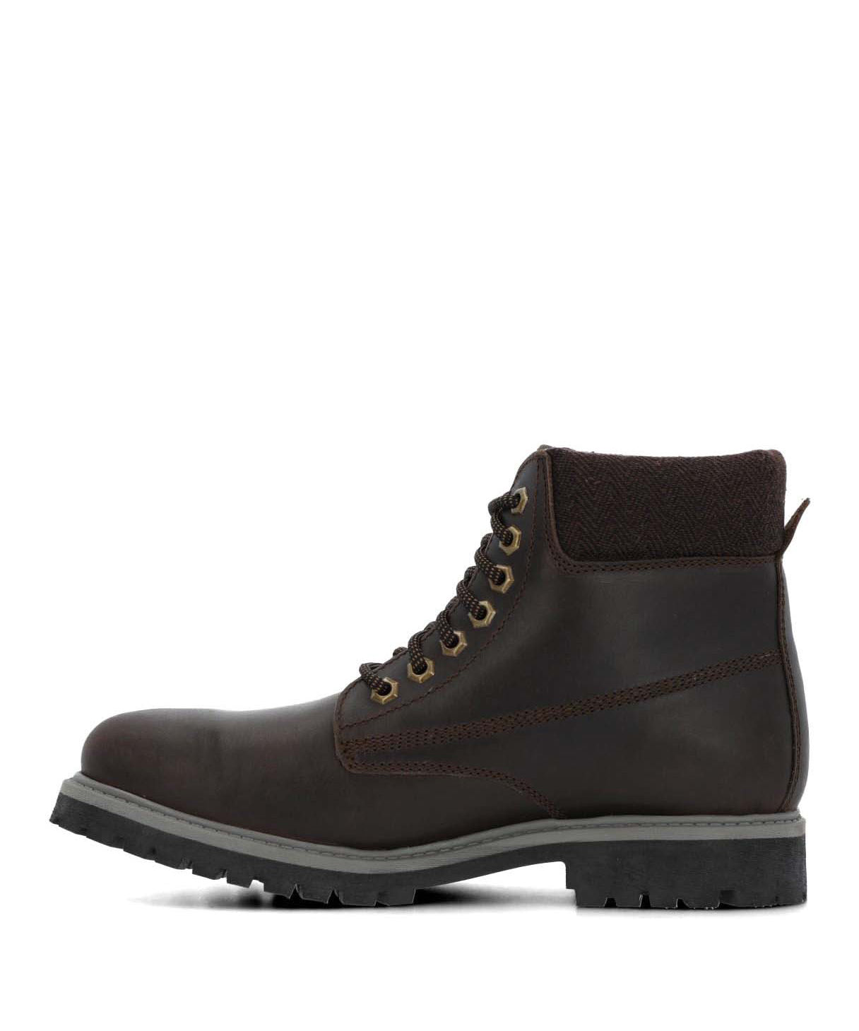 Botin Cuero Hombre Negam Café