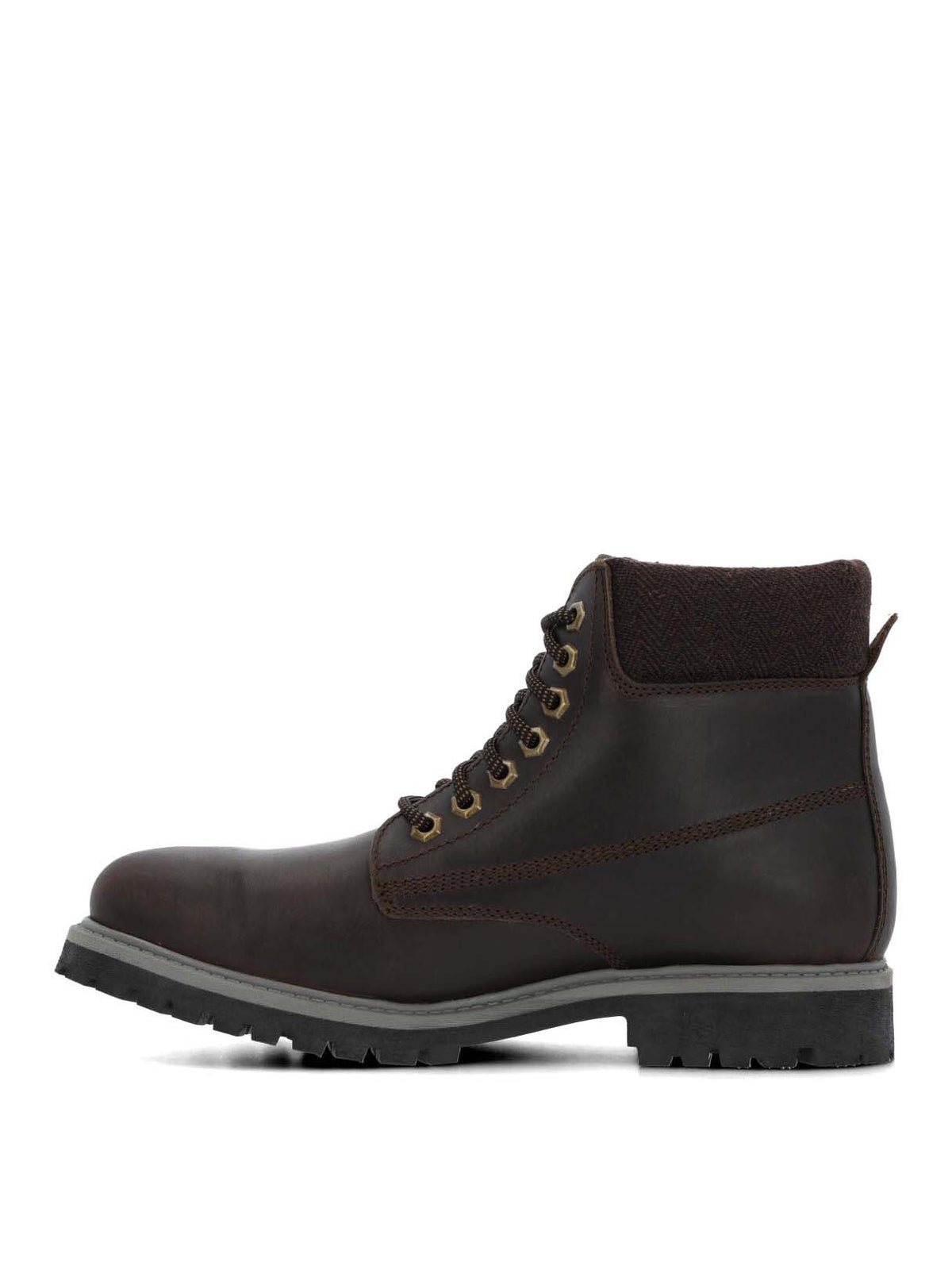 Botin Cuero Hombre Negam Café