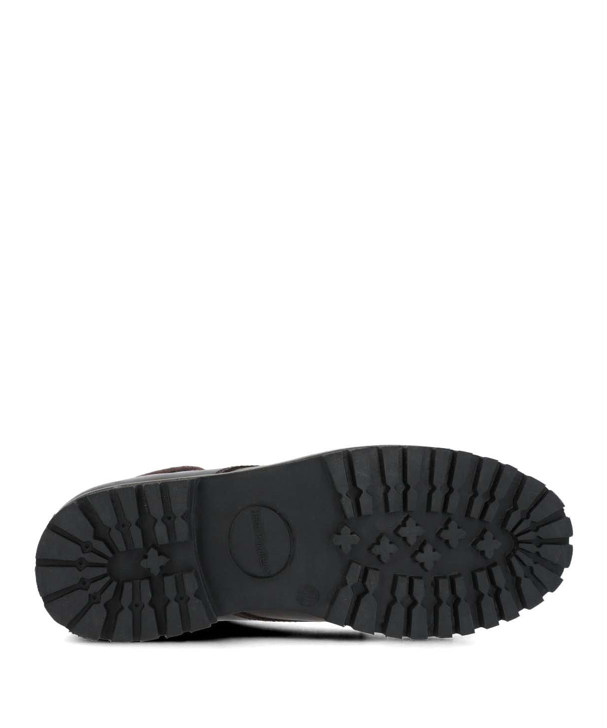 Botin Cuero Hombre Negam Café