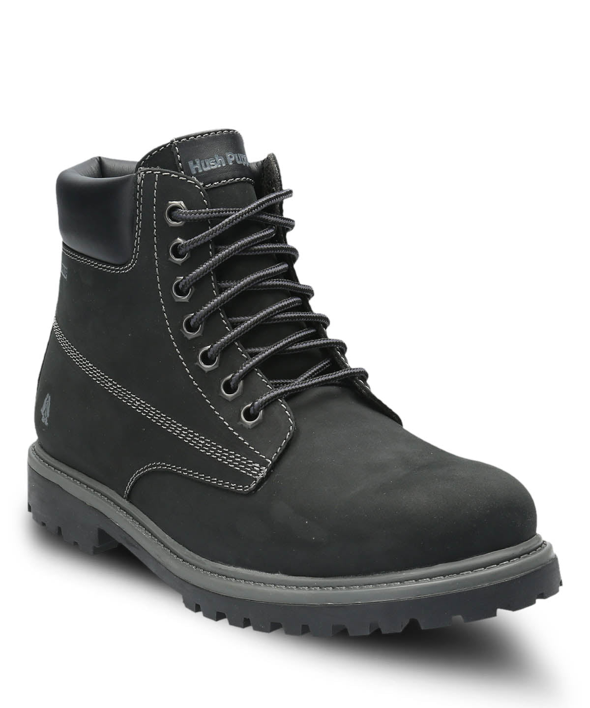 Botin Cuero Hombre Negam-Hush Puppies Chile