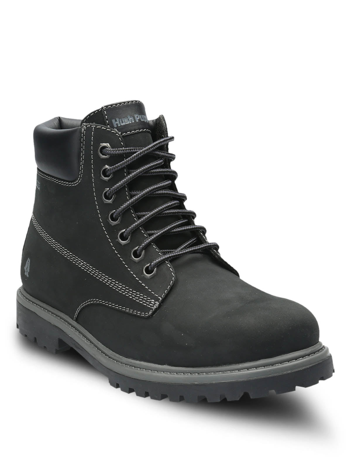 Botin Cuero Hombre Negam-Hush Puppies Chile