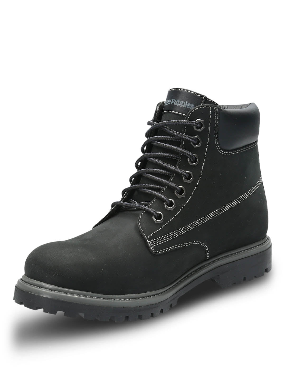 Botin Cuero Hombre Negam-Hush Puppies Chile