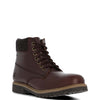 Botin Cuero Hombre Negam Burdeo