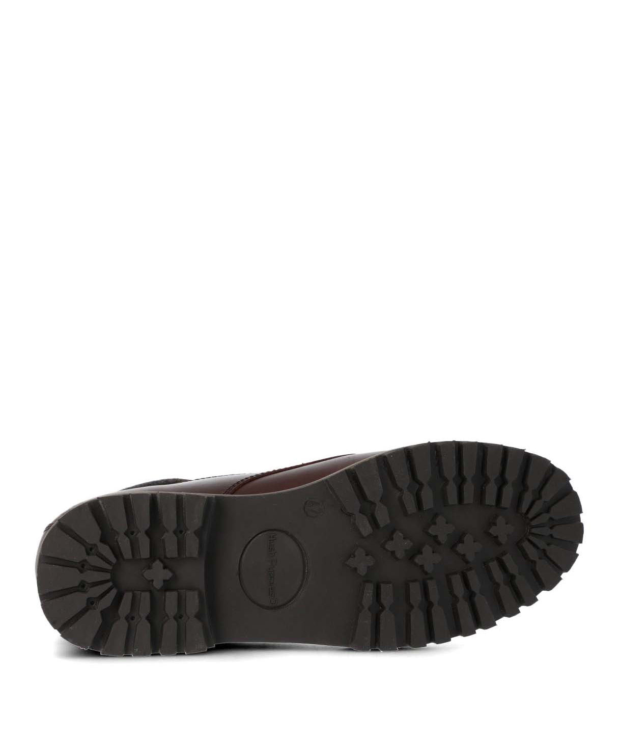 Botin Cuero Hombre Negam Burdeo