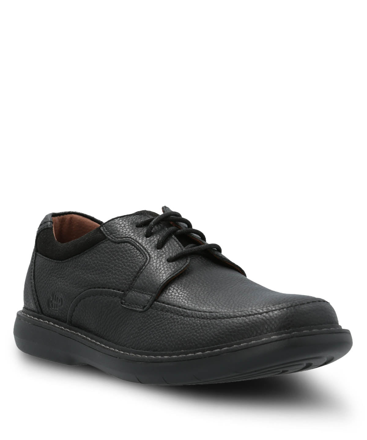 Zapato Cuero Kansas Negro Hush Puppies | Hush Puppies