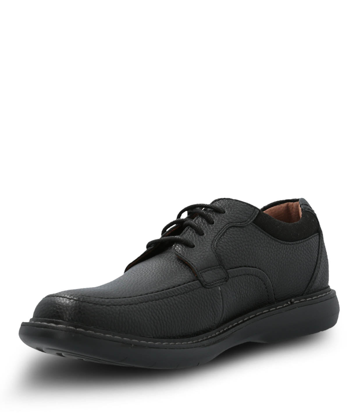 Zapato Cuero Kansas Negro Hush Puppies | Hush Puppies