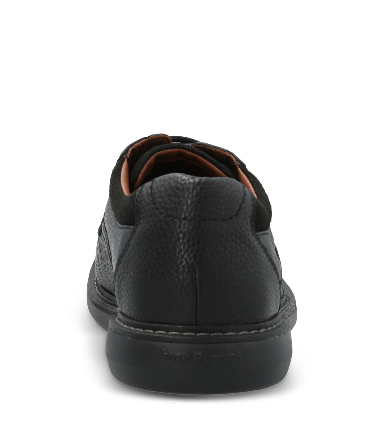 Zapato Cuero Kansas Negro Hush Puppies | Hush Puppies