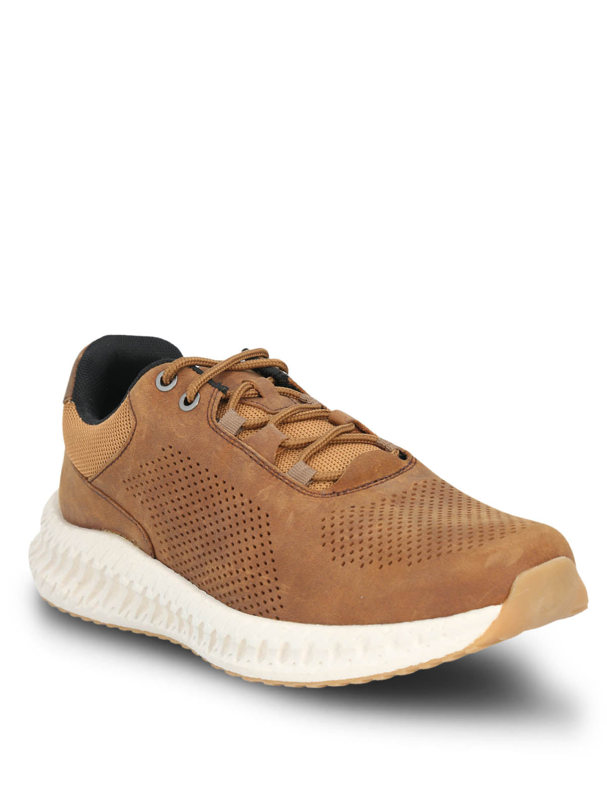 Zapatilla Cuero Hombre Spinal Lthr Lace Café