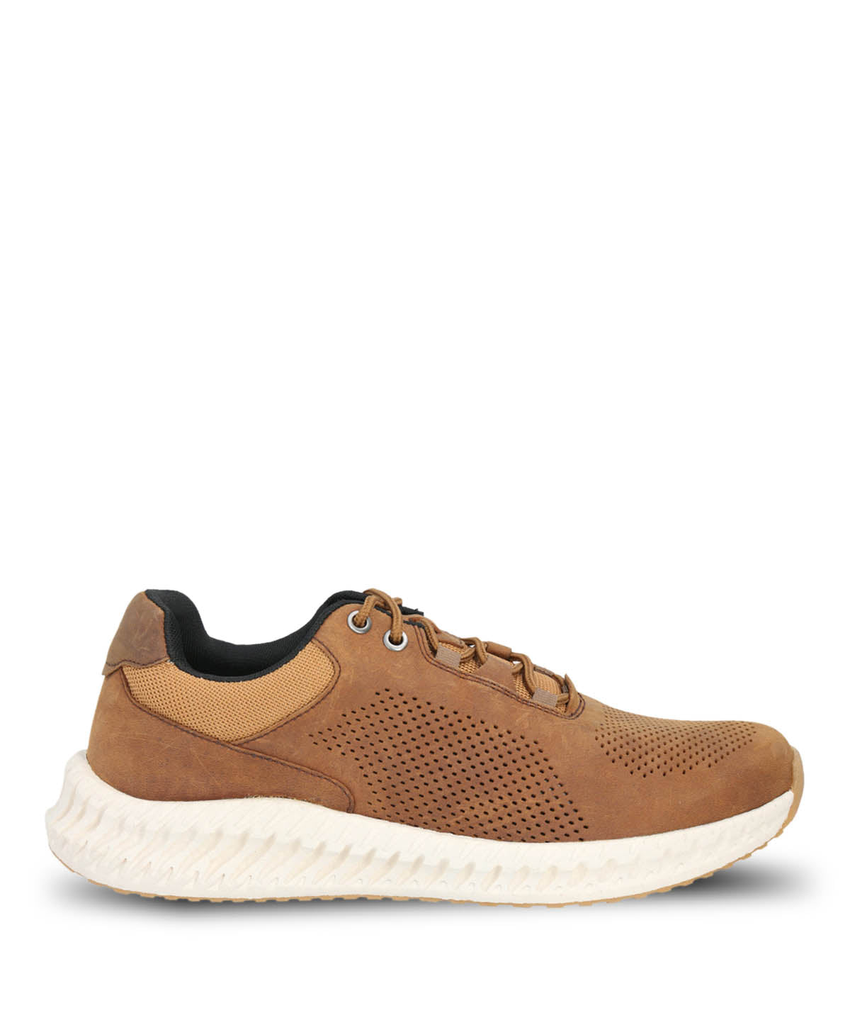 Zapatilla Cuero Hombre Spinal Lthr Lace Café