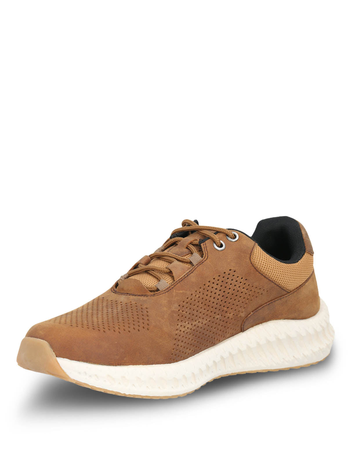 Zapatilla Cuero Hombre Spinal Lthr Lace Café