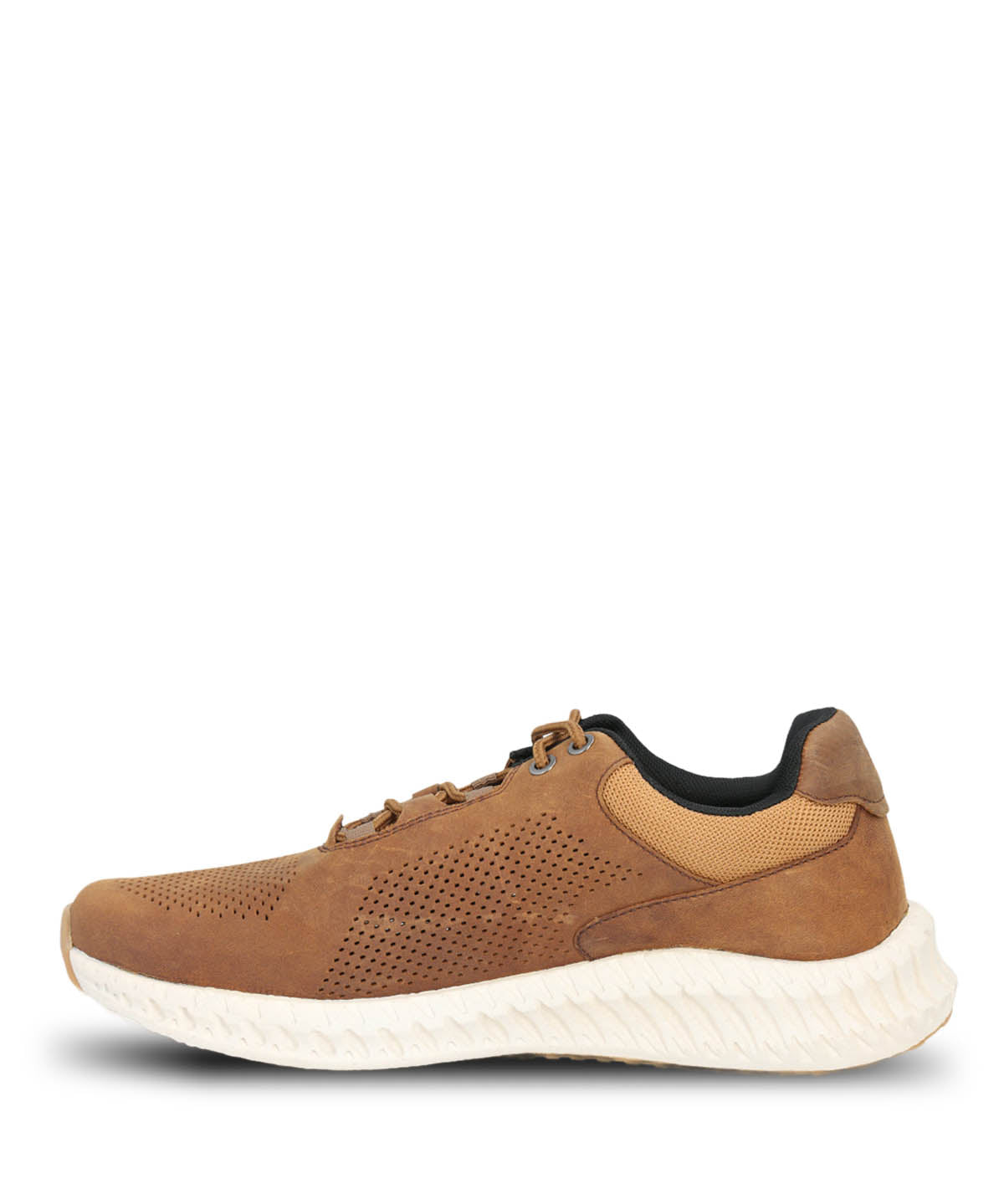 Zapatilla Cuero Hombre Spinal Lthr Lace Café