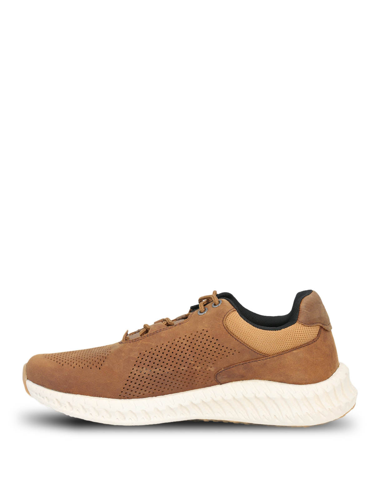 Zapatilla Cuero Hombre Spinal Lthr Lace Café