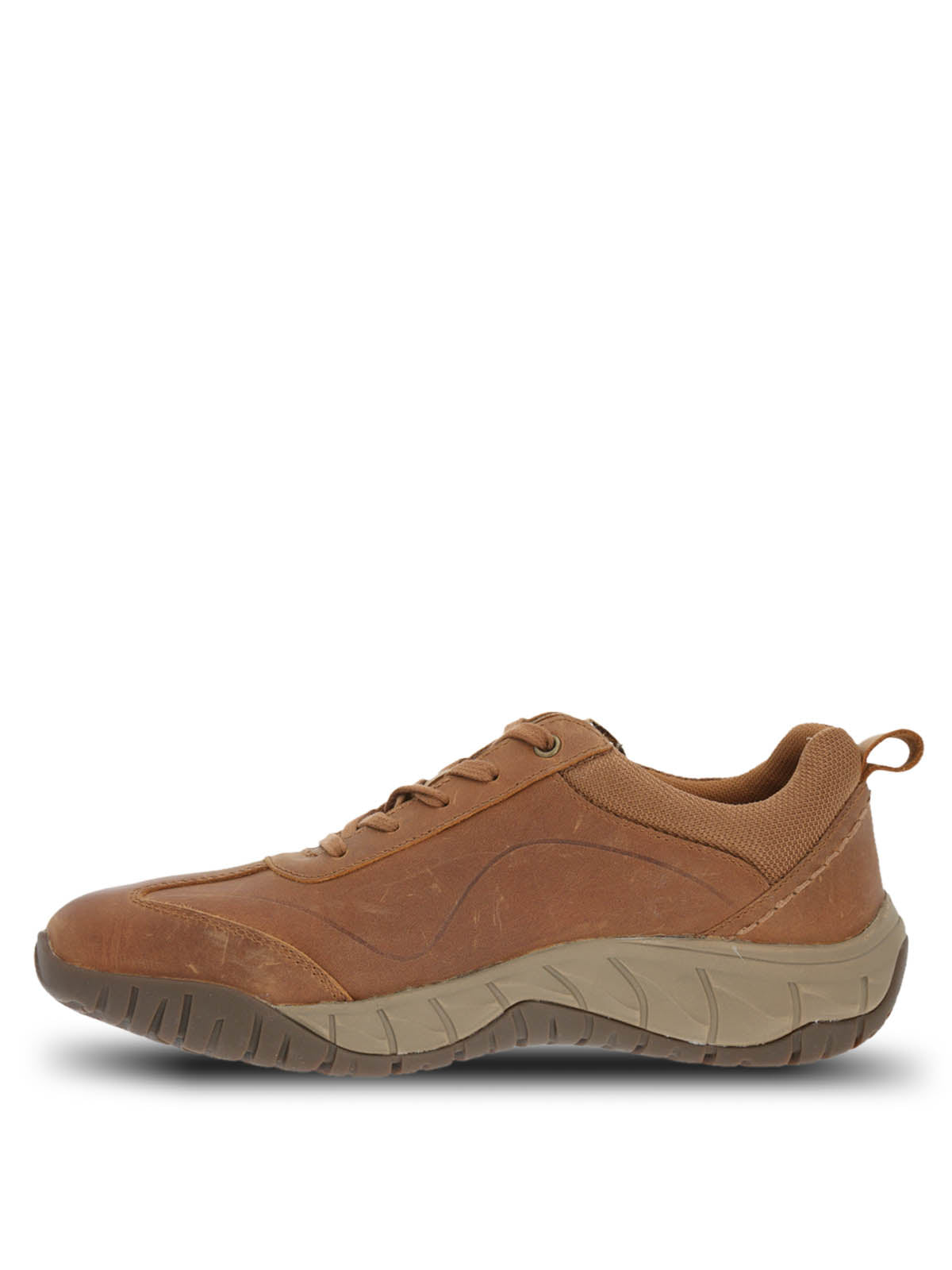 Zapatilla Cuero Hombre Morrin Taupe | Hush Puppies
