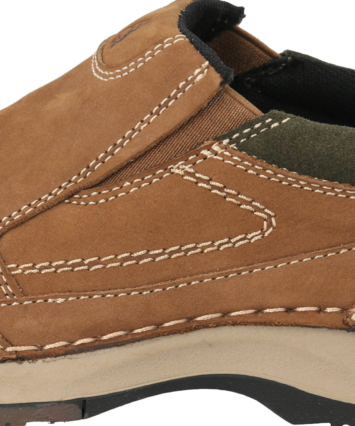 Slip On Cuero Hombre Vigor Café Claro