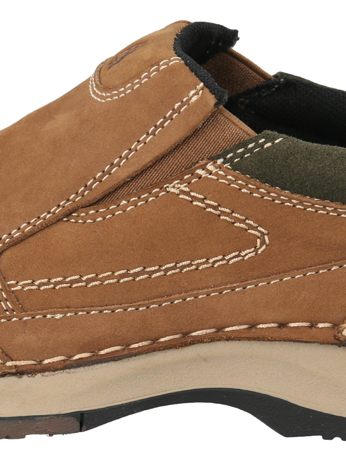 Slip On Cuero Hombre Vigor Café Claro