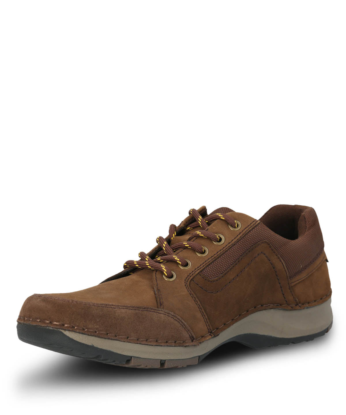 Zapato Cuero Hombre Darren Café Oscuro