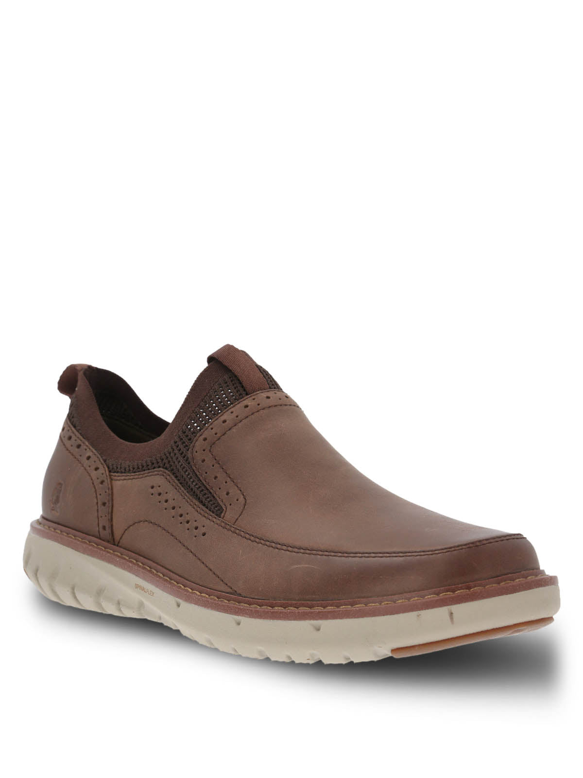 Slip On Cuero Hombre Smart Slip On Café Oscuro