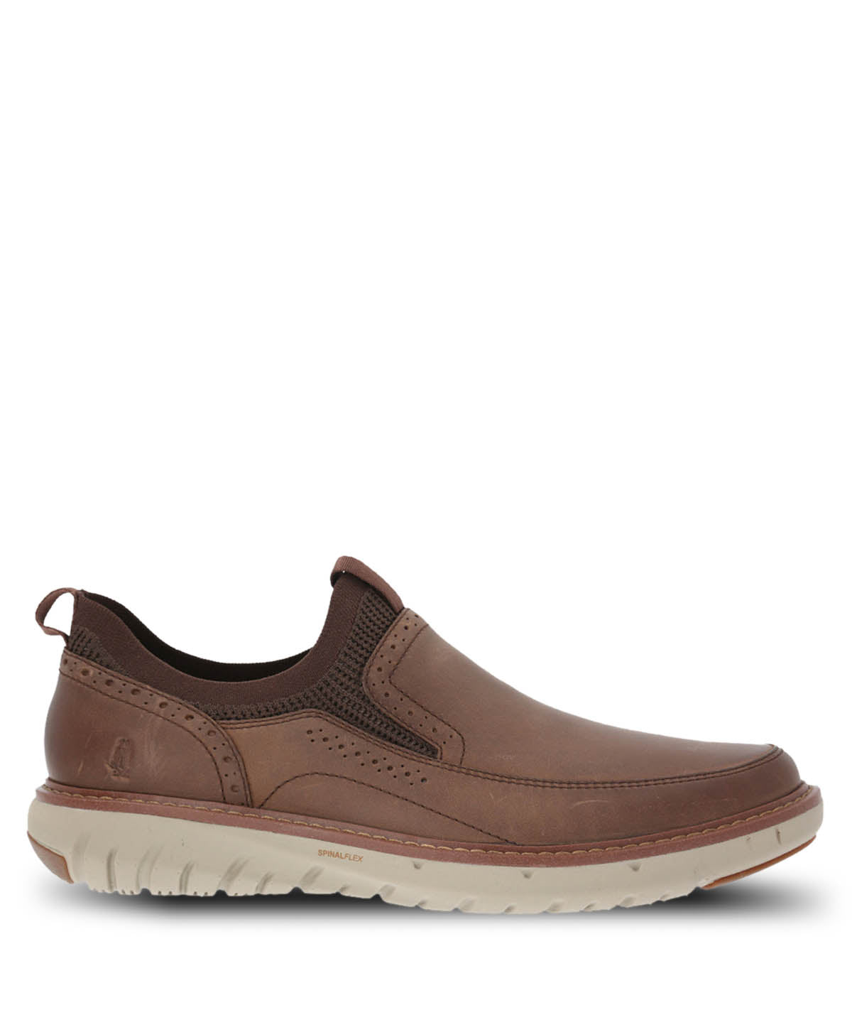 Slip On Cuero Hombre Smart Slip On Café Oscuro