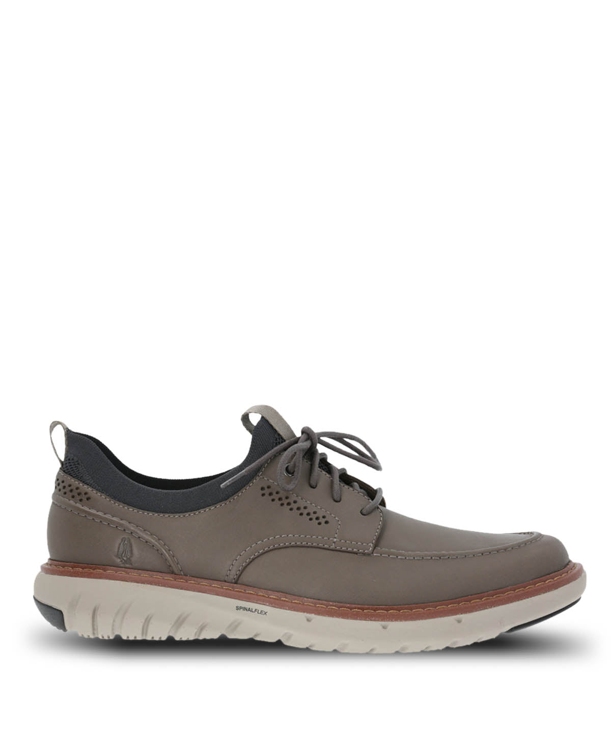 Zapatilla Cuero Hombre Smart Laceup Gris