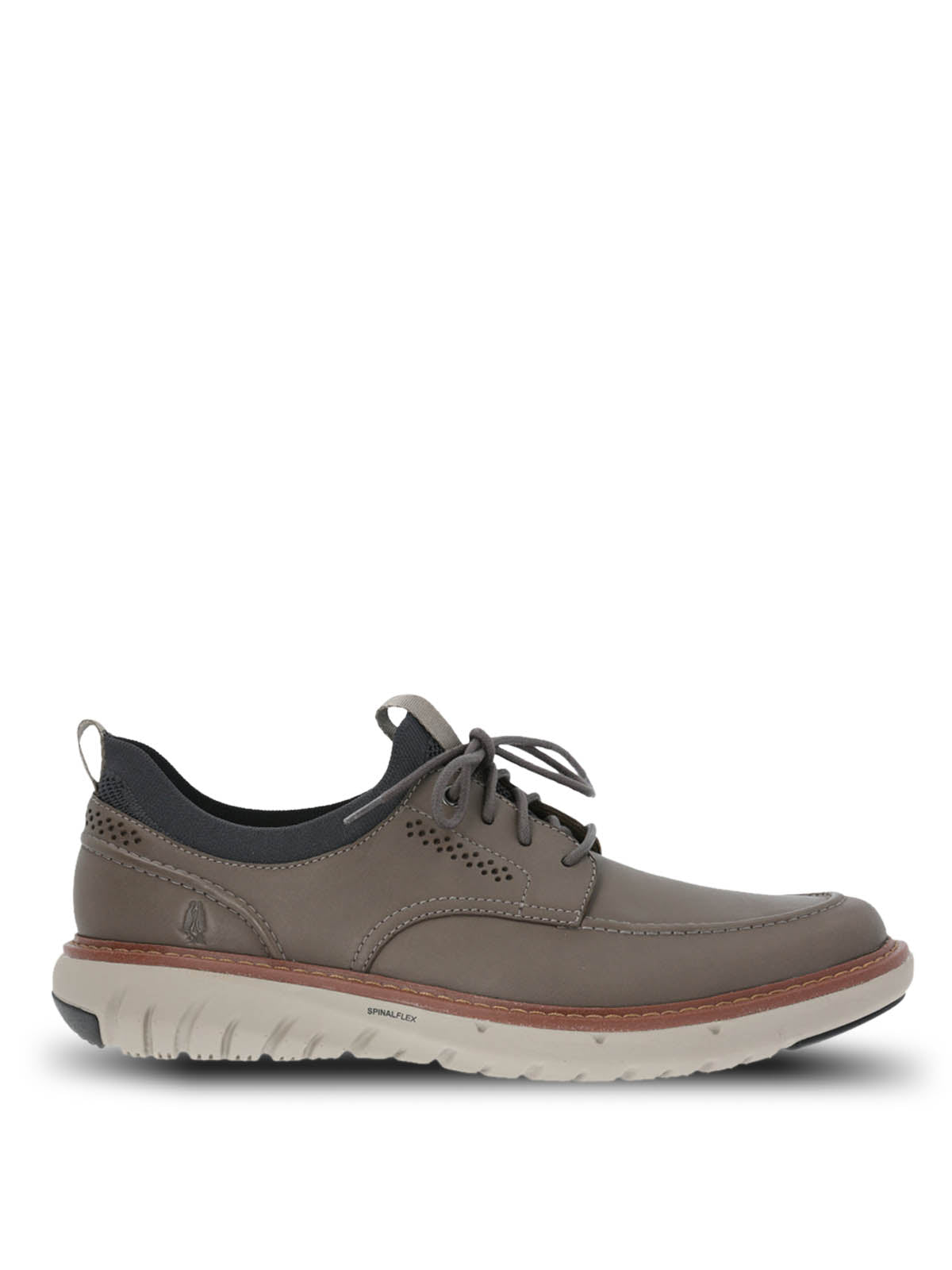 Zapatilla Cuero Hombre Smart Laceup Gris