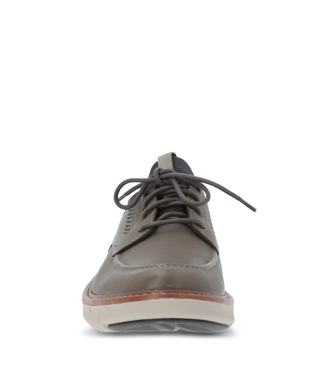 Zapatilla Cuero Hombre Smart Laceup Gris