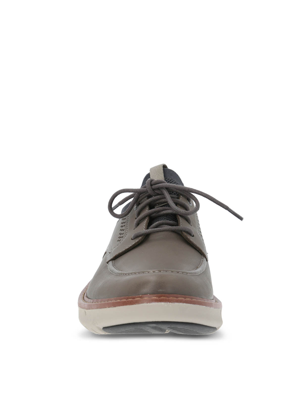Zapatilla Cuero Hombre Smart Laceup Gris