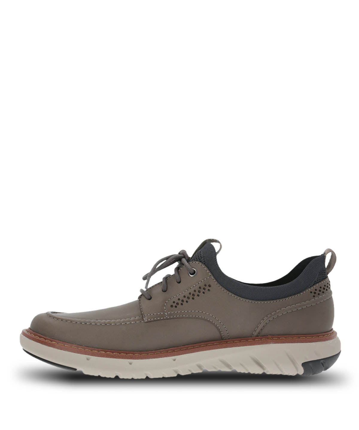 Zapatilla Cuero Hombre Smart Laceup Gris