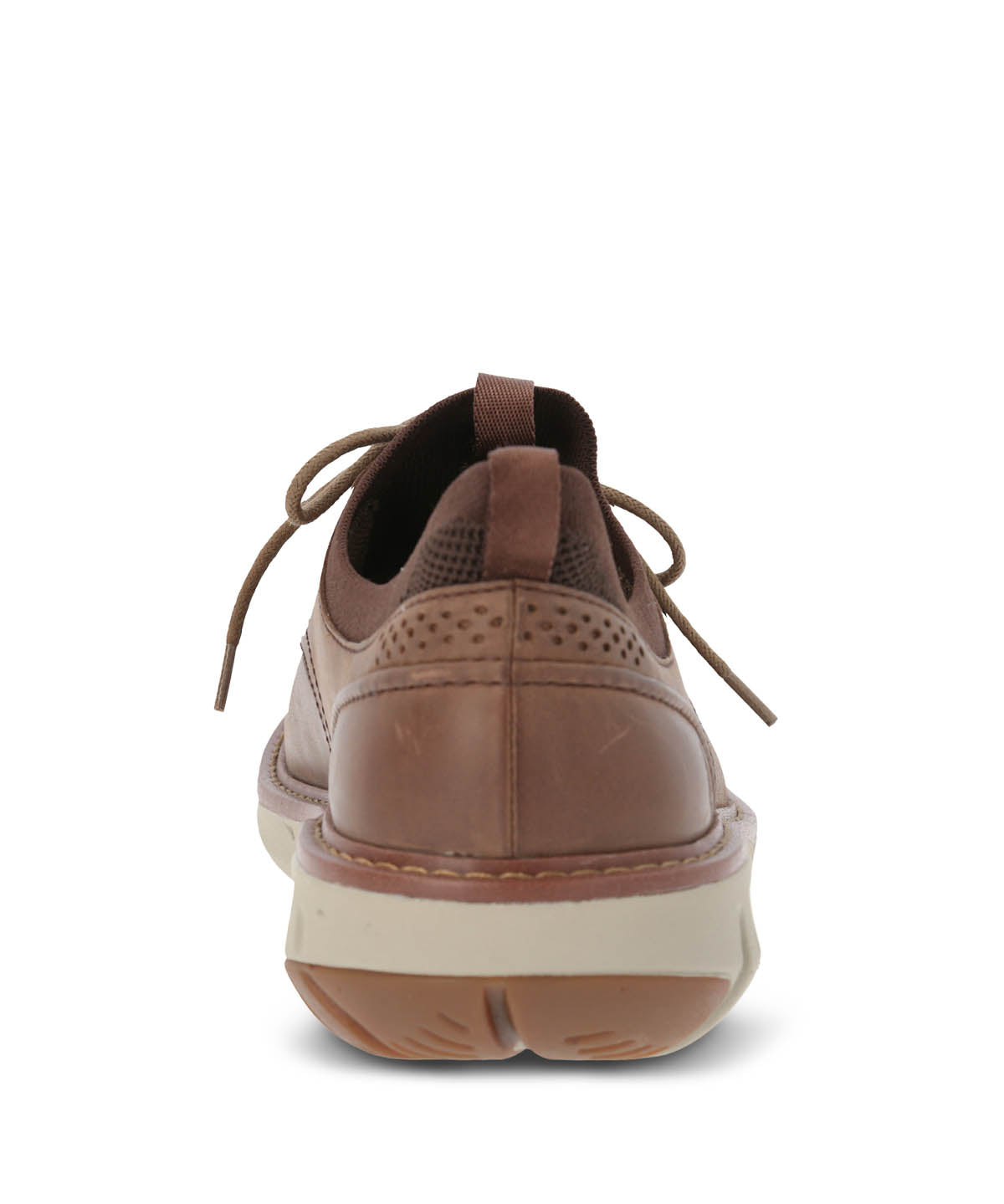 Zapatilla Cuero Hombre Smart Laceup Café Oscuro