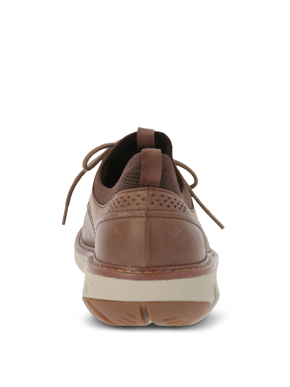 Zapatilla Cuero Hombre Smart Laceup Café Oscuro