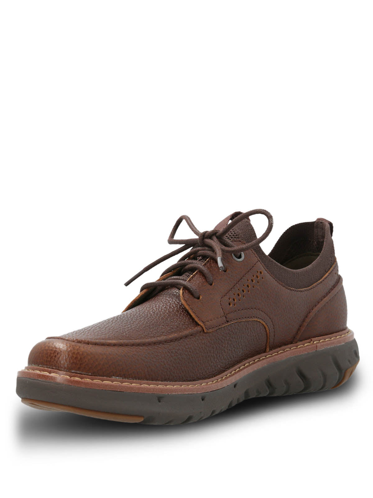 Zapatilla Cuero Smart Laceup Café Hush Puppies