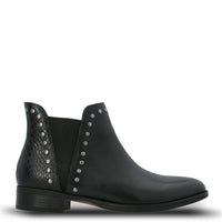 Botin Cuero Alva Negro Hush Puppies | Hush Puppies